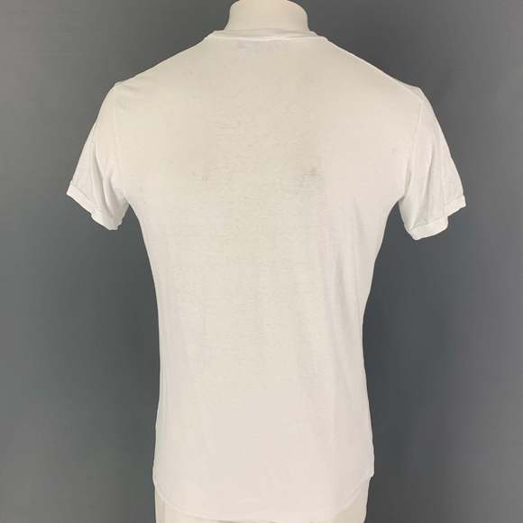 DSQUARED2 White Graphic Cotton T-shirt - Picture 3 of 6